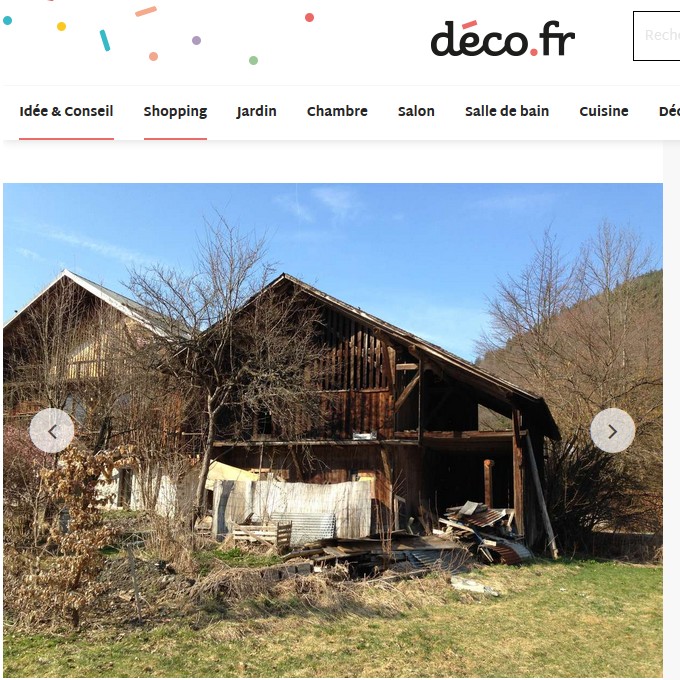 Press articles - before/after in deco.fr