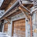 Chalet entrées garage