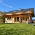 Façade en bois et terrasse
