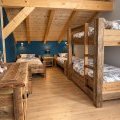 Chambre de chalet sous les combles