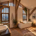 Transformation d'une grange salle de bain