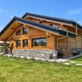 Facade chalet en bois