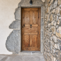 porte d'entrée vue de face
