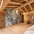 Chambre dortoir alpin chaleureux sous les combles